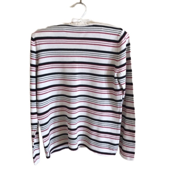 Maritime Charm: Mini striped Sailor Long-Sleeved Tee - Picture 2 of 2
